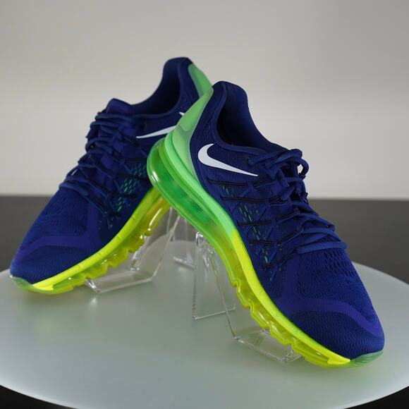 Nike Air Max 2015 Deep Royal Volt - US Size 11 - Picture 3 of 7